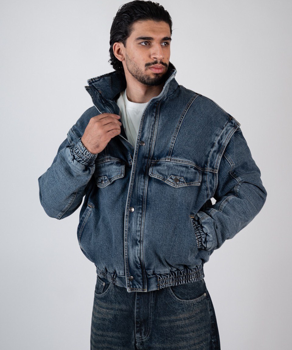 Classic Urban Denim Jacket - Vintage Blue
